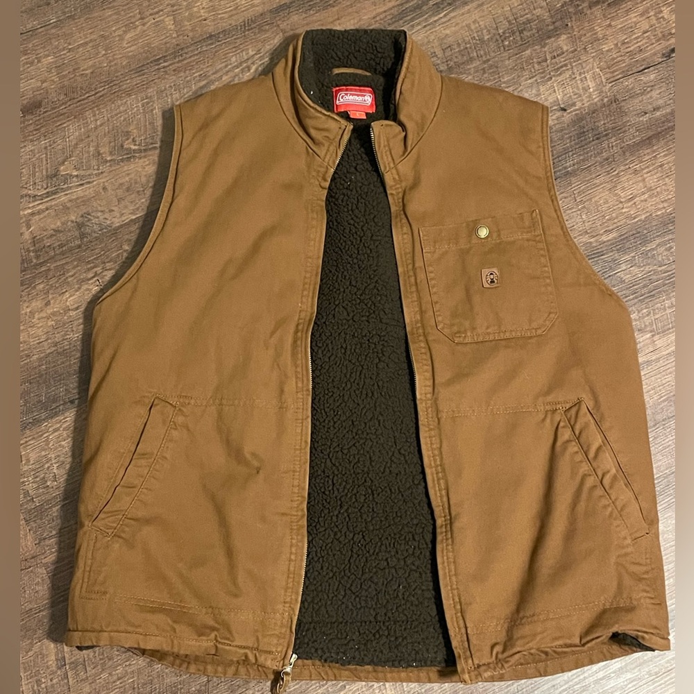 Coleman fleece lined vest